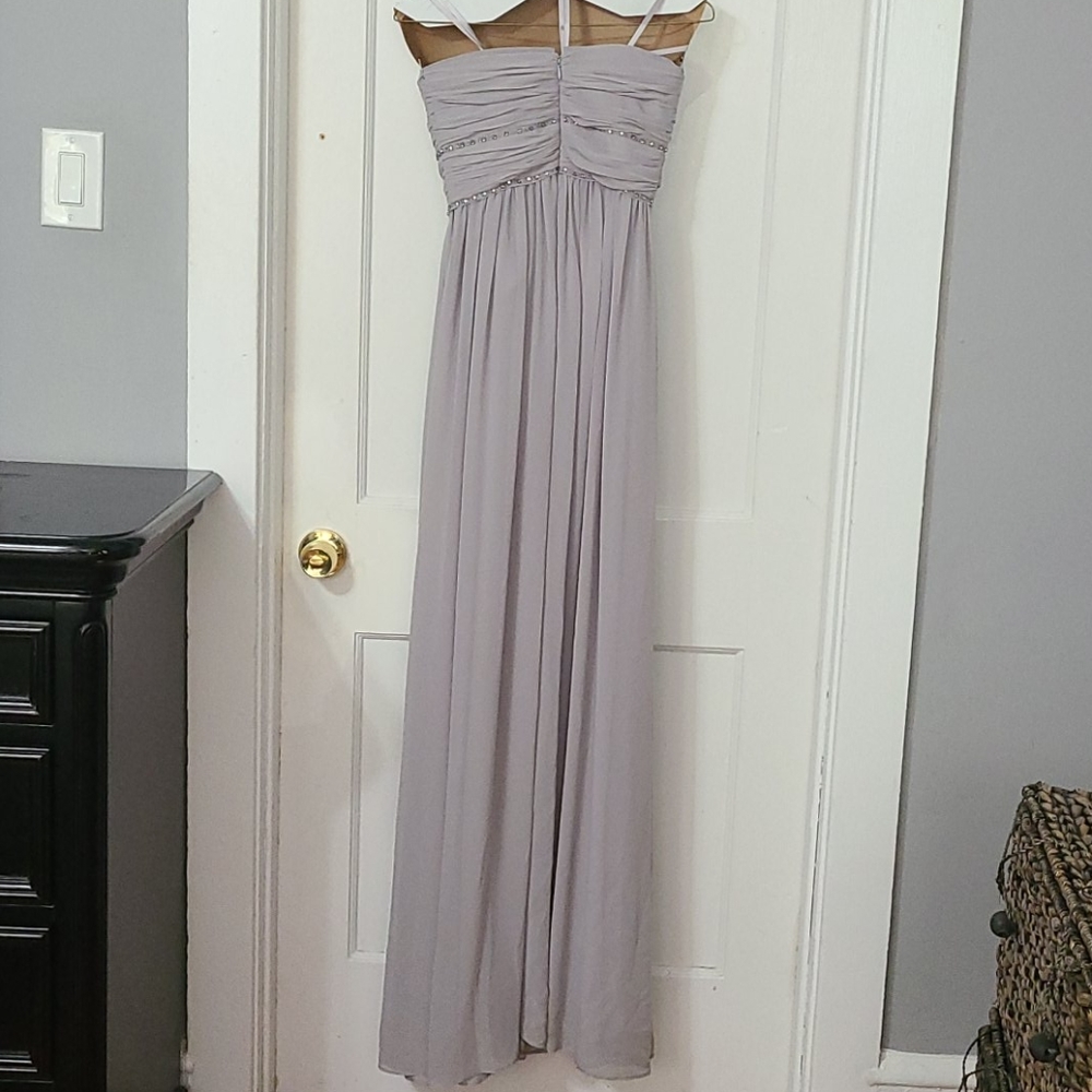 Strapless Rhinestone Gown - Picture 3 of 6